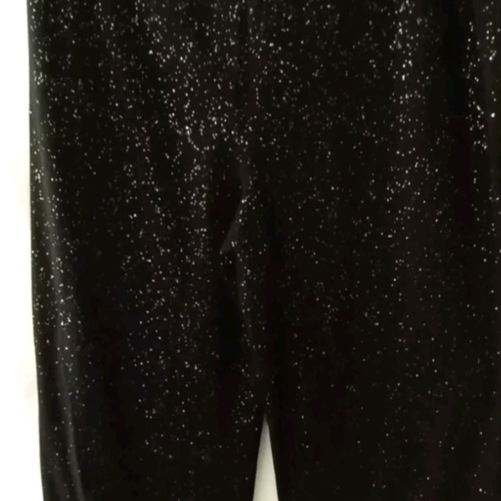 Attyre Black Sparkle GOLD Trousers for Evening Glamour - Picture 2 of 5